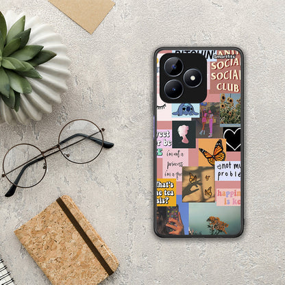 Collage Bitchin - Realme C51 θήκη