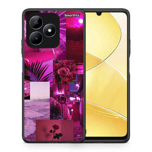 Collage Red Roses - Realme C51 θήκη