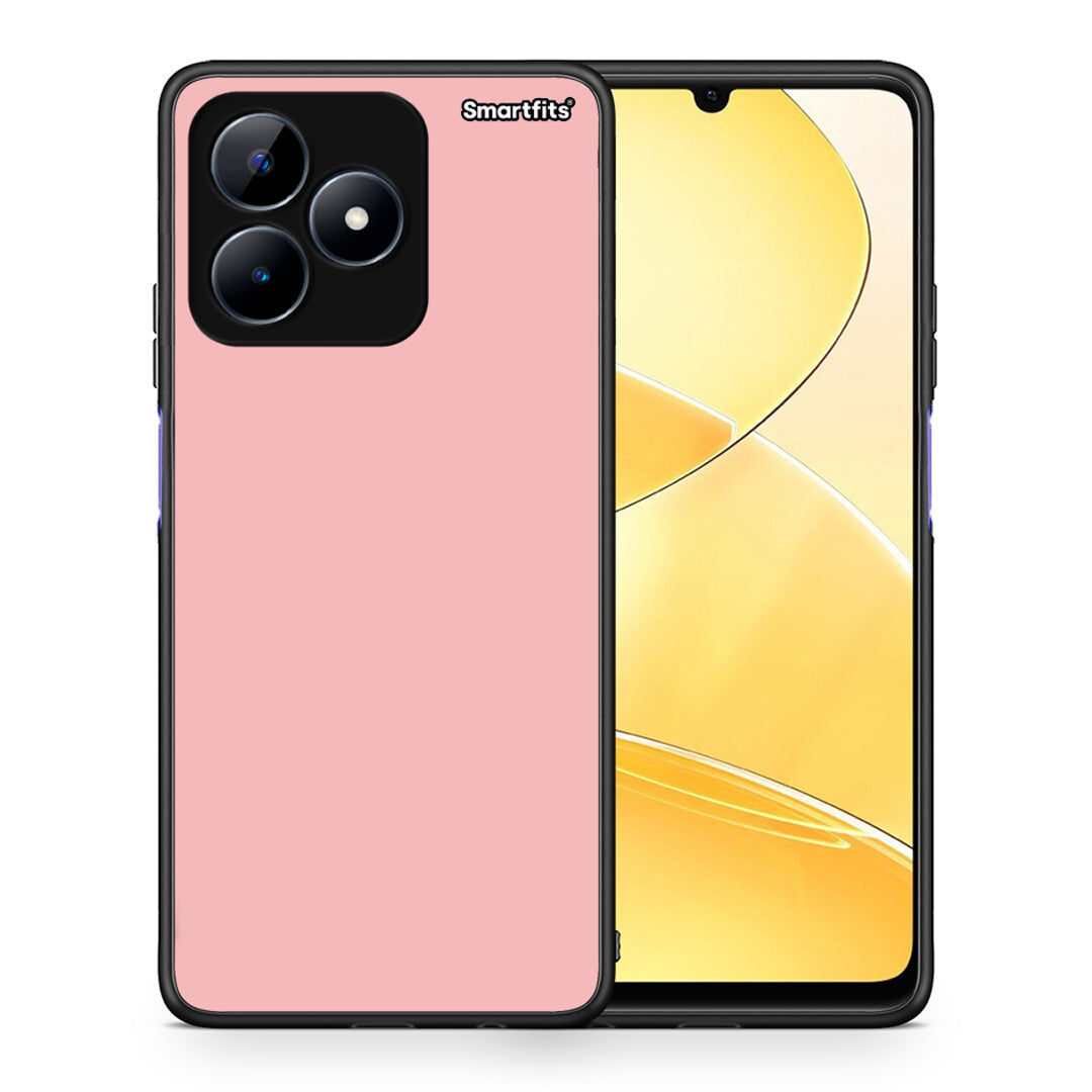 Θήκη Realme C51 Nude Color από τη Smartfits με σχέδιο στο πίσω μέρος και μαύρο περίβλημα | Realme C51 Nude Color case with colorful back and black bezels