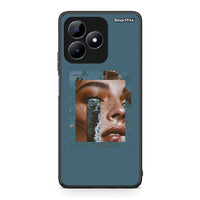 Thumbnail for Realme C51 Cry An Ocean θήκη από τη Smartfits με σχέδιο στο πίσω μέρος και μαύρο περίβλημα | Smartphone case with colorful back and black bezels by Smartfits