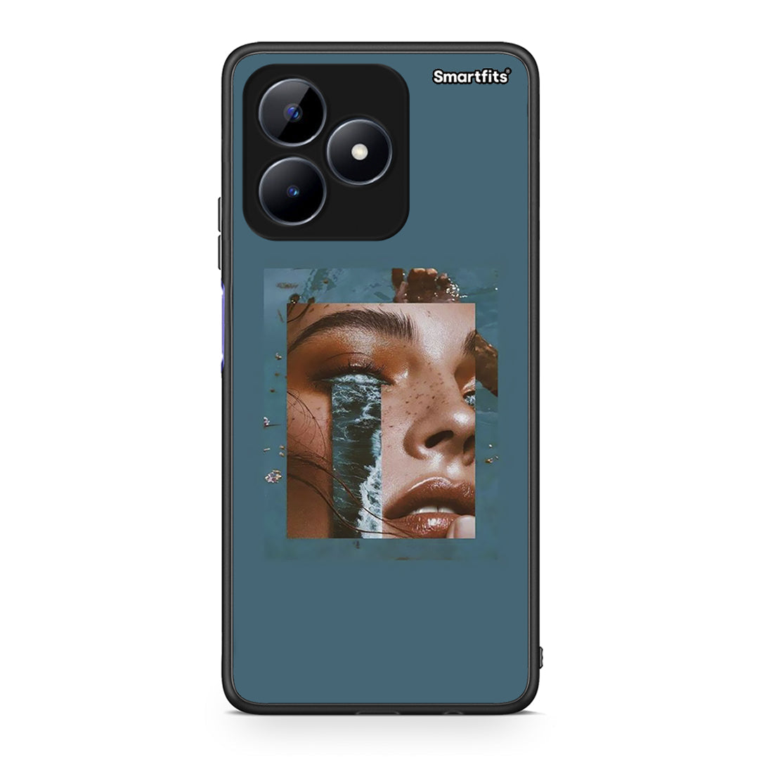 Realme Note 50 Cry An Ocean θήκη από τη Smartfits με σχέδιο στο πίσω μέρος και μαύρο περίβλημα | Smartphone case with colorful back and black bezels by Smartfits