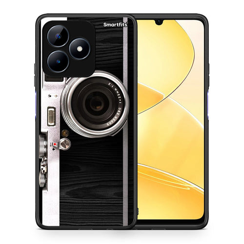 Θήκη Realme C51 Emily In Paris από τη Smartfits με σχέδιο στο πίσω μέρος και μαύρο περίβλημα | Realme C51 Emily In Paris case with colorful back and black bezels