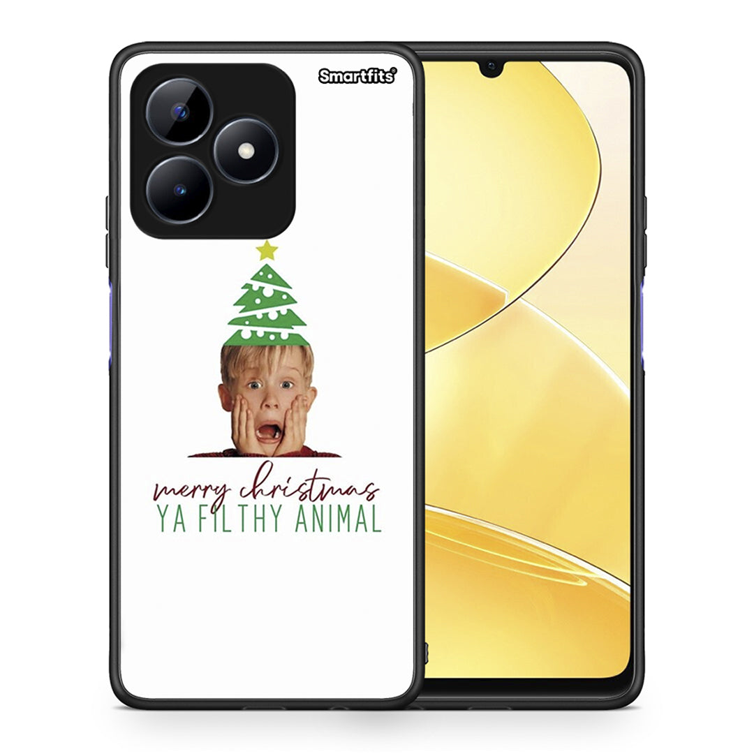 Θήκη Realme C51 Filthy Animal από τη Smartfits με σχέδιο στο πίσω μέρος και μαύρο περίβλημα | Realme C51 Filthy Animal case with colorful back and black bezels