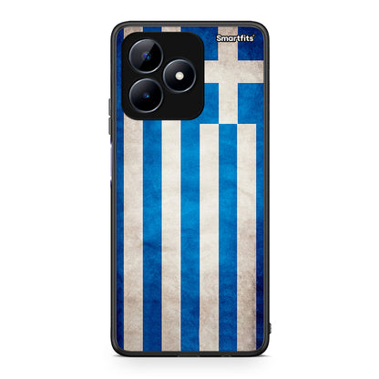 4 - Realme C51 Greeek Flag case, cover, bumper