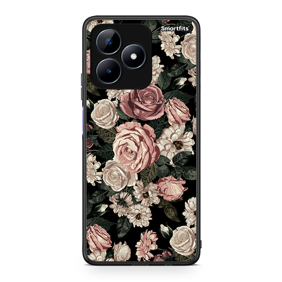 4 - Realme Note 50 Wild Roses Flower case, cover, bumper