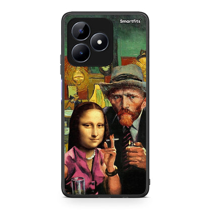 Realme C51 Funny Art θήκη από τη Smartfits με σχέδιο στο πίσω μέρος και μαύρο περίβλημα | Smartphone case with colorful back and black bezels by Smartfits