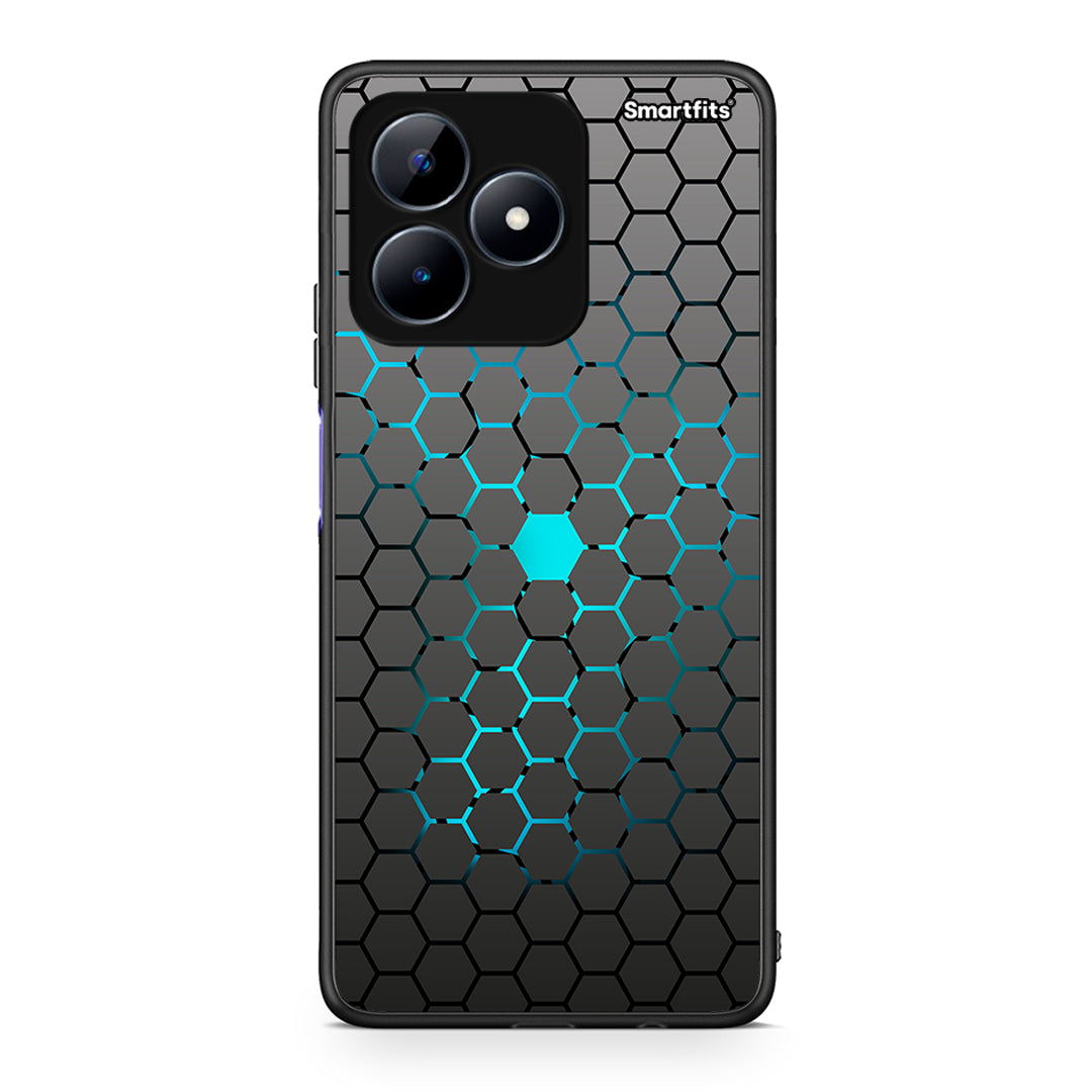 40 - Realme C51 Hexagonal Geometric case, cover, bumper