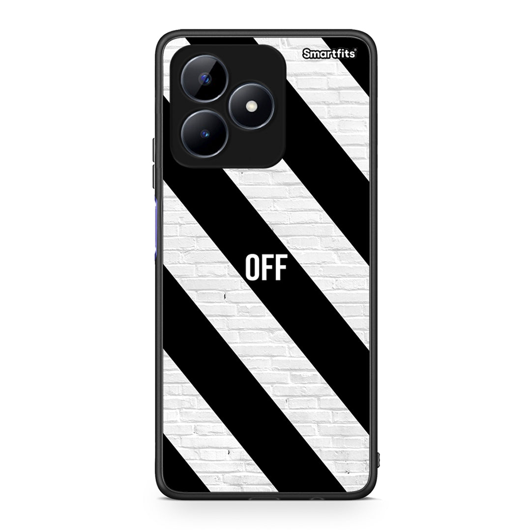 Realme C51 Get Off θήκη από τη Smartfits με σχέδιο στο πίσω μέρος και μαύρο περίβλημα | Smartphone case with colorful back and black bezels by Smartfits