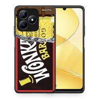 Thumbnail for Θήκη Realme C51 Golden Ticket από τη Smartfits με σχέδιο στο πίσω μέρος και μαύρο περίβλημα | Realme C51 Golden Ticket case with colorful back and black bezels