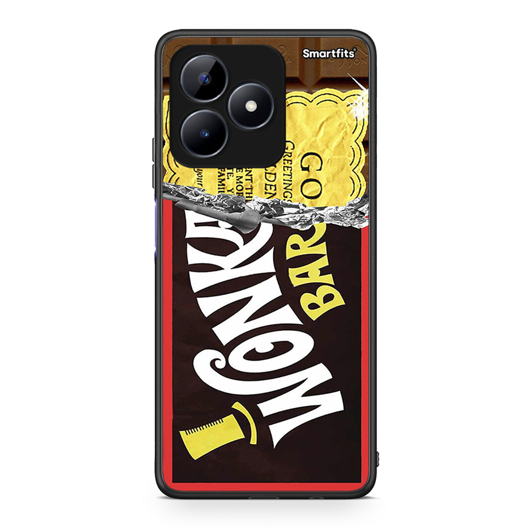 Realme C51 Golden Ticket θήκη από τη Smartfits με σχέδιο στο πίσω μέρος και μαύρο περίβλημα | Smartphone case with colorful back and black bezels by Smartfits