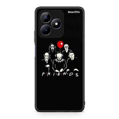 Realme C51 Halloween Friends Θήκη από τη Smartfits με σχέδιο στο πίσω μέρος και μαύρο περίβλημα | Smartphone case with colorful back and black bezels by Smartfits