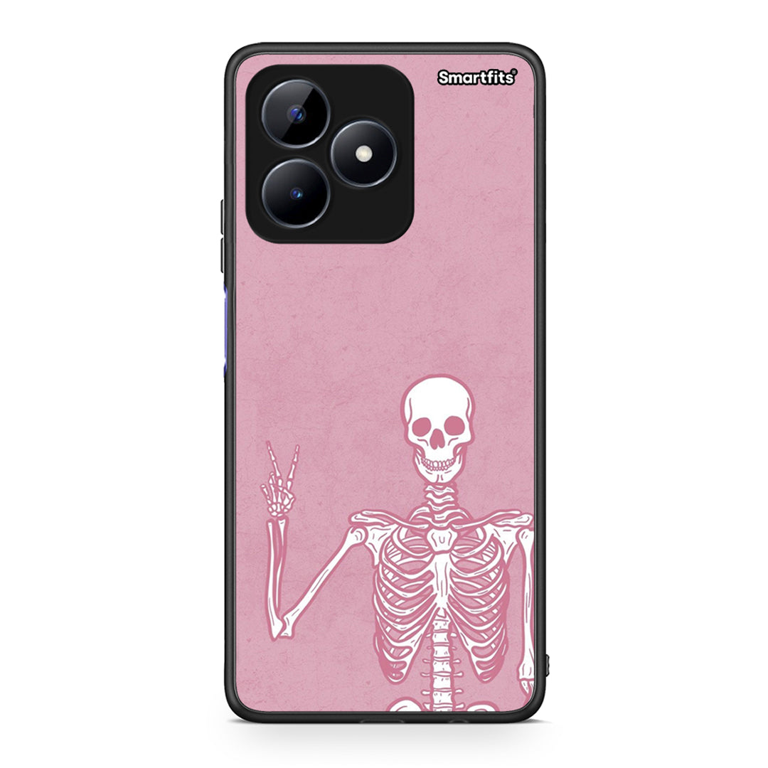 Realme C51 Halloween Motivation Θήκη από τη Smartfits με σχέδιο στο πίσω μέρος και μαύρο περίβλημα | Smartphone case with colorful back and black bezels by Smartfits