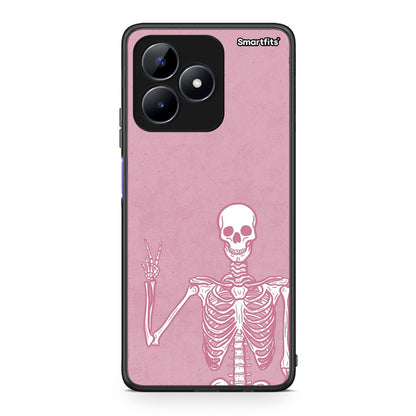 Realme C51 Halloween Motivation Θήκη από τη Smartfits με σχέδιο στο πίσω μέρος και μαύρο περίβλημα | Smartphone case with colorful back and black bezels by Smartfits
