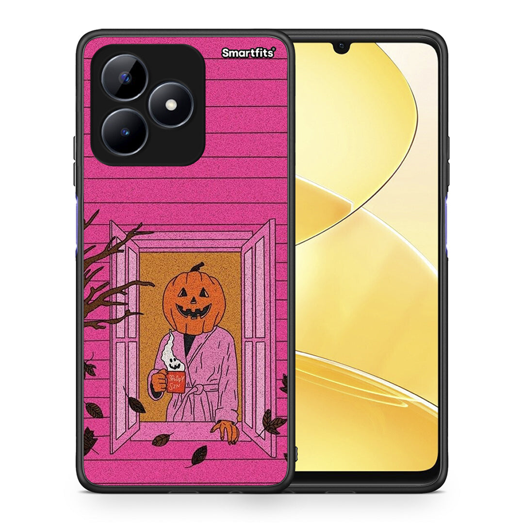 Halloween Pumpkin Lady - Realme C51 θήκη