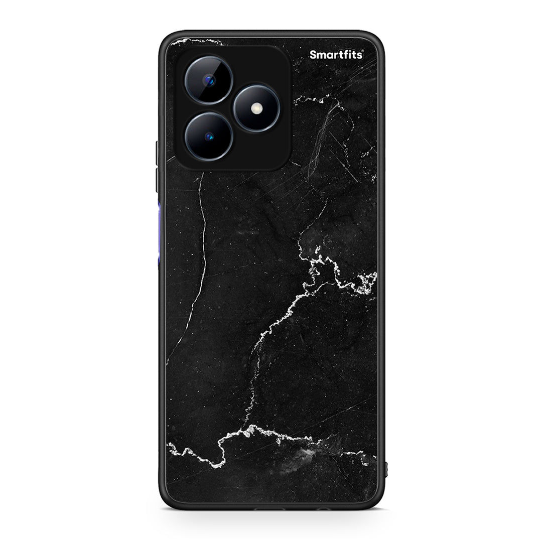 Realme C51 Marble Black θήκη από τη Smartfits με σχέδιο στο πίσω μέρος και μαύρο περίβλημα | Smartphone case with colorful back and black bezels by Smartfits