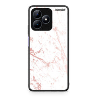 Thumbnail for 116 - Realme Note 50 Pink Splash Marble case, cover, bumper