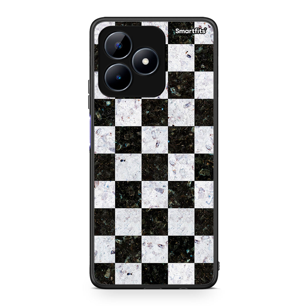 4 - Realme C51 Square Geometric Marble case, cover, bumper