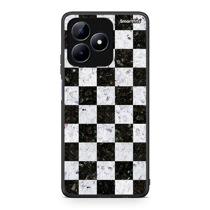 4 - Realme C51 Square Geometric Marble case, cover, bumper