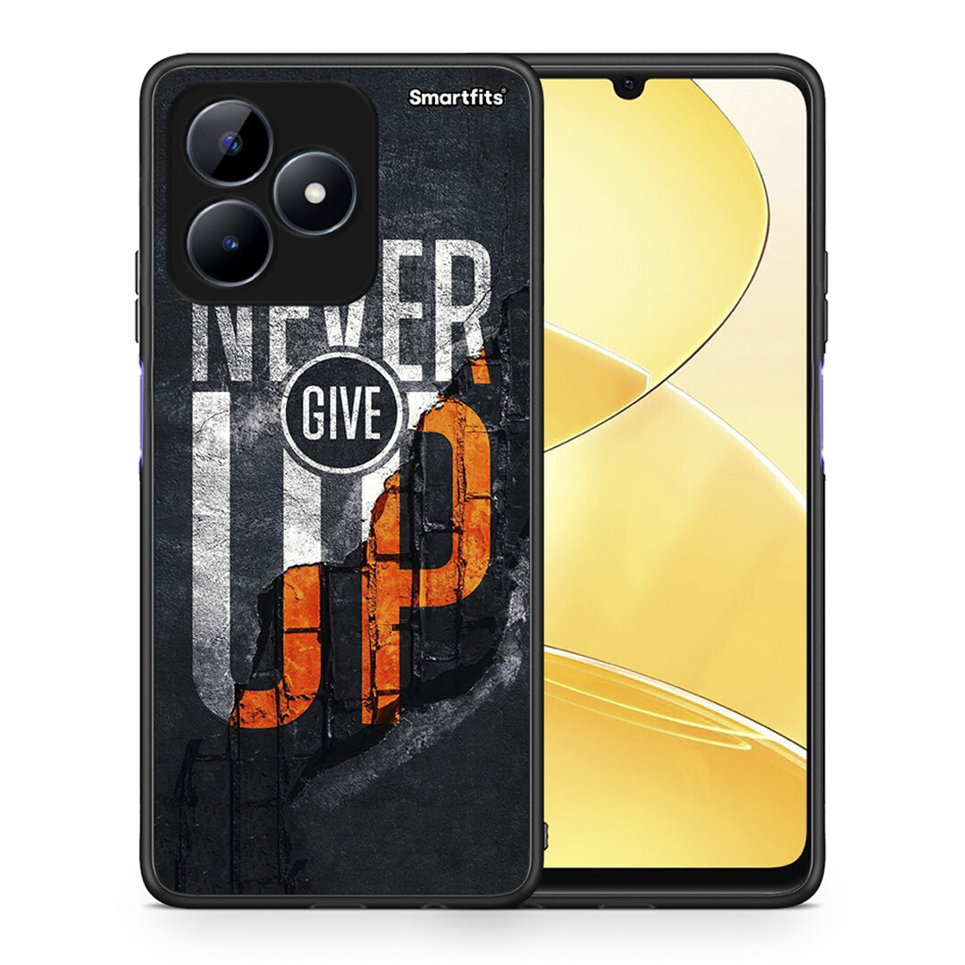 Never Give Up - Realme C51 θήκη