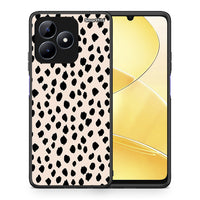 Thumbnail for Θήκη Realme Note 50 New Polka Dots από τη Smartfits με σχέδιο στο πίσω μέρος και μαύρο περίβλημα | Realme Note 50 New Polka Dots case with colorful back and black bezels