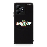 Thumbnail for Realme C51 OMG ShutUp θήκη από τη Smartfits με σχέδιο στο πίσω μέρος και μαύρο περίβλημα | Smartphone case with colorful back and black bezels by Smartfits