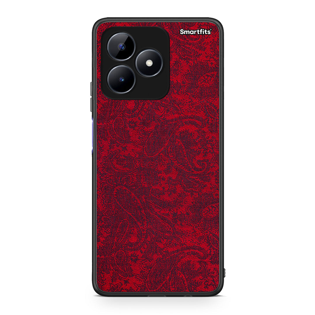 Realme C51 Paisley Cashmere θήκη από τη Smartfits με σχέδιο στο πίσω μέρος και μαύρο περίβλημα | Smartphone case with colorful back and black bezels by Smartfits