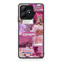 Thumbnail for Realme C51 Pink Love Θήκη Αγίου Βαλεντίνου από τη Smartfits με σχέδιο στο πίσω μέρος και μαύρο περίβλημα | Smartphone case with colorful back and black bezels by Smartfits