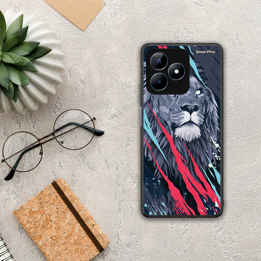 PopArt Lion Designer - Realme Note 50 θήκη