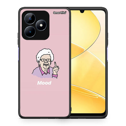 Θήκη Realme C51 Mood PopArt από τη Smartfits με σχέδιο στο πίσω μέρος και μαύρο περίβλημα | Realme C51 Mood PopArt case with colorful back and black bezels