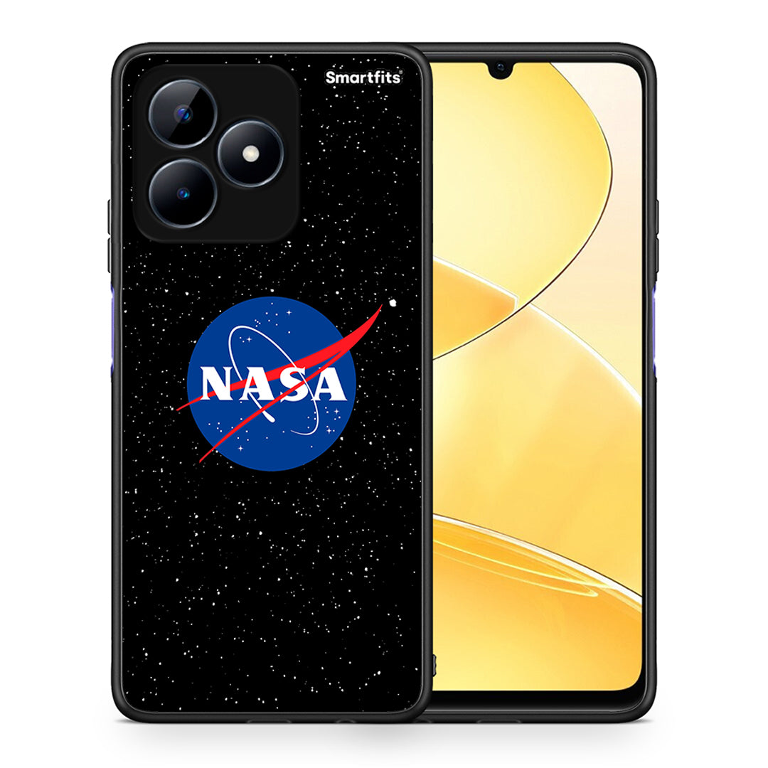 Θήκη Realme Note 50 NASA PopArt από τη Smartfits με σχέδιο στο πίσω μέρος και μαύρο περίβλημα | Realme Note 50 NASA PopArt case with colorful back and black bezels