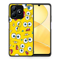Thumbnail for Θήκη Realme C51 Sponge PopArt από τη Smartfits με σχέδιο στο πίσω μέρος και μαύρο περίβλημα | Realme C51 Sponge PopArt case with colorful back and black bezels