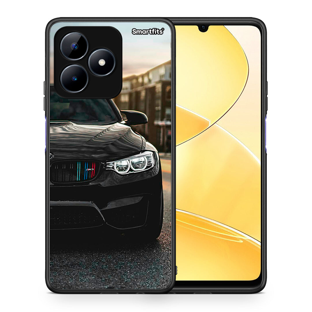 Θήκη Realme C51 M3 Racing από τη Smartfits με σχέδιο στο πίσω μέρος και μαύρο περίβλημα | Realme C51 M3 Racing case with colorful back and black bezels