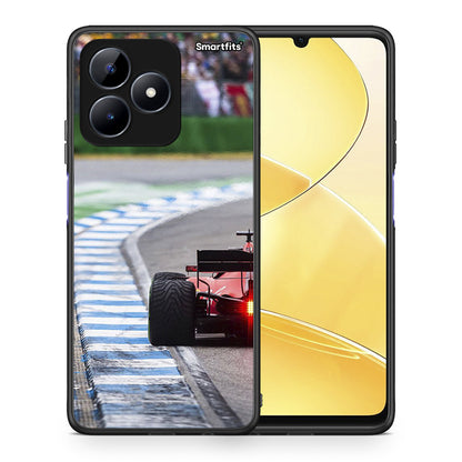 Θήκη Realme C51 Racing Vibes από τη Smartfits με σχέδιο στο πίσω μέρος και μαύρο περίβλημα | Realme C51 Racing Vibes case with colorful back and black bezels