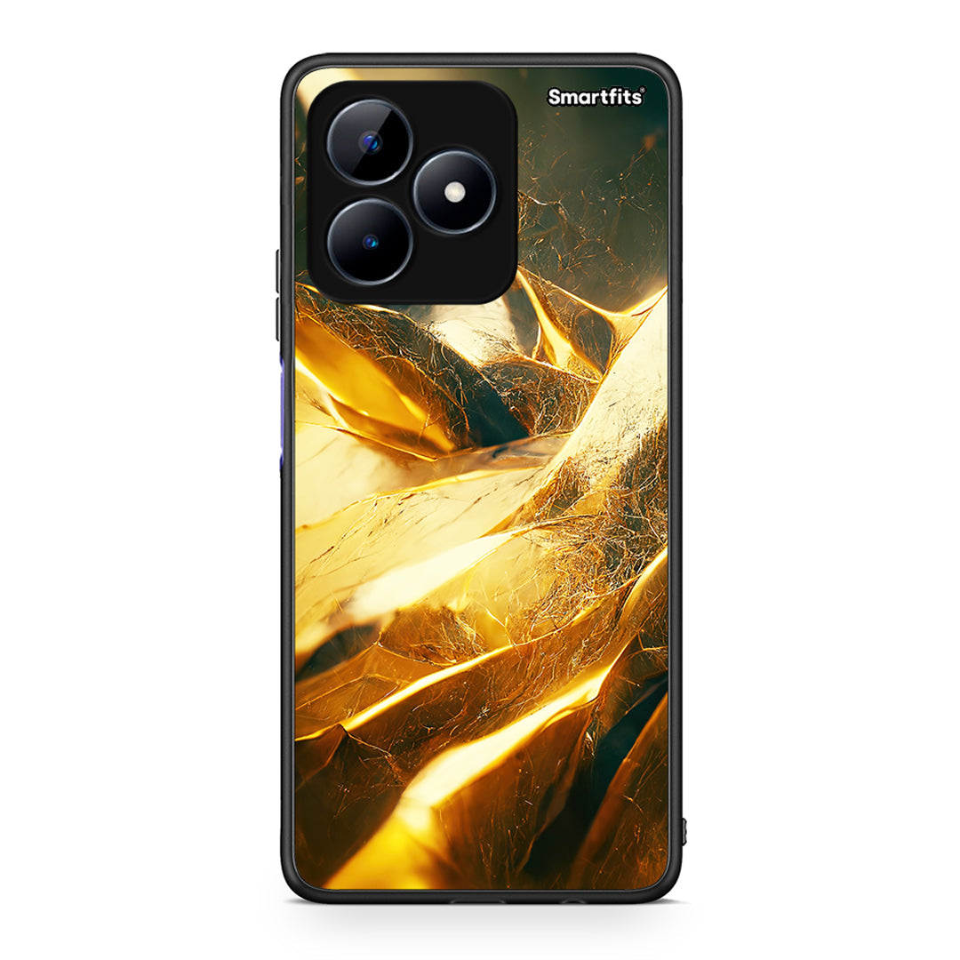 Realme Note 50 Real Gold θήκη από τη Smartfits με σχέδιο στο πίσω μέρος και μαύρο περίβλημα | Smartphone case with colorful back and black bezels by Smartfits