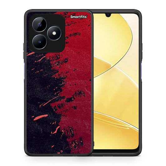 Red Paint - Realme Note 50 θήκη
