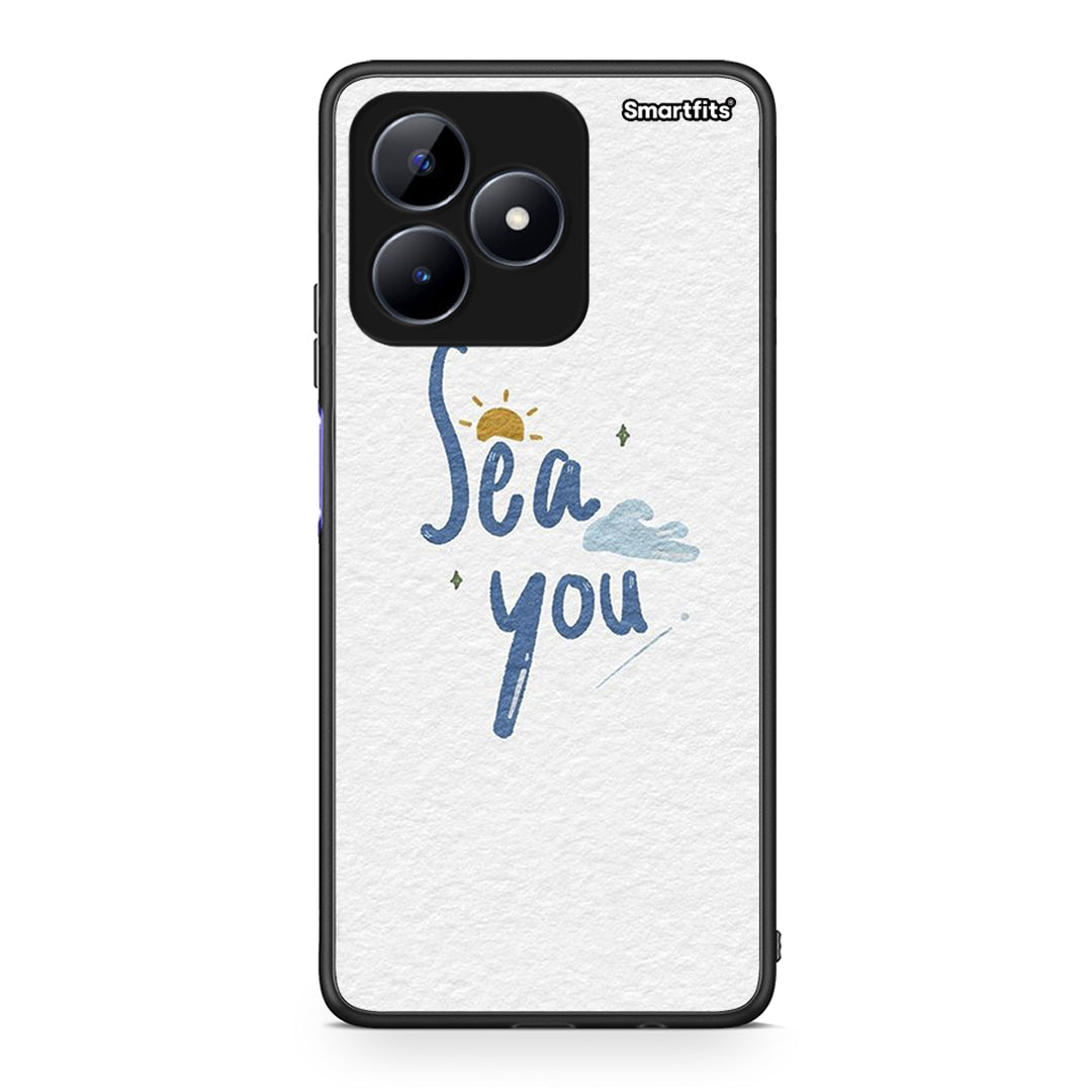 Realme C51 Sea You Θήκη από τη Smartfits με σχέδιο στο πίσω μέρος και μαύρο περίβλημα | Smartphone case with colorful back and black bezels by Smartfits