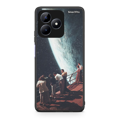 Realme Note 50 Surreal View θήκη από τη Smartfits με σχέδιο στο πίσω μέρος και μαύρο περίβλημα | Smartphone case with colorful back and black bezels by Smartfits
