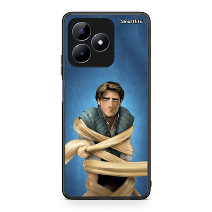 Realme Note 50 Tangled 1 Θήκη Αγίου Βαλεντίνου από τη Smartfits με σχέδιο στο πίσω μέρος και μαύρο περίβλημα | Smartphone case with colorful back and black bezels by Smartfits