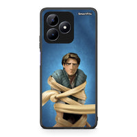 Thumbnail for Realme C51 Tangled 1 Θήκη Αγίου Βαλεντίνου από τη Smartfits με σχέδιο στο πίσω μέρος και μαύρο περίβλημα | Smartphone case with colorful back and black bezels by Smartfits