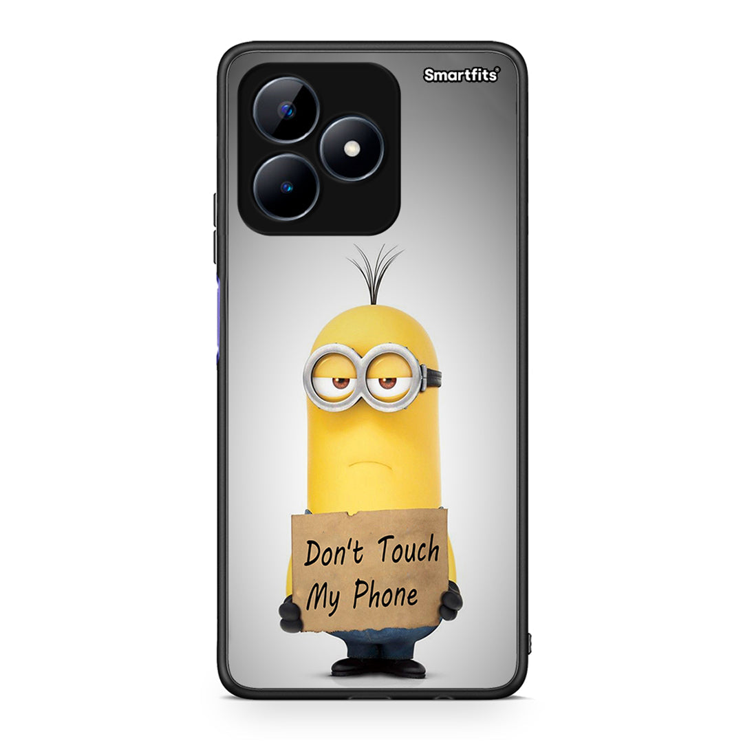 4 - Realme C51 Minion Text case, cover, bumper