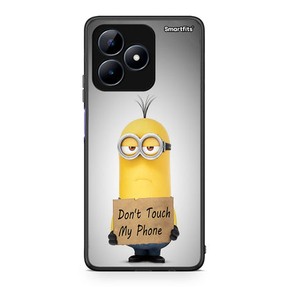 4 - Realme C51 Minion Text case, cover, bumper