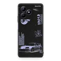 Thumbnail for Realme C51 Tokyo Drift Θήκη Αγίου Βαλεντίνου από τη Smartfits με σχέδιο στο πίσω μέρος και μαύρο περίβλημα | Smartphone case with colorful back and black bezels by Smartfits