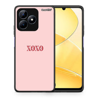 Thumbnail for Θήκη Realme C51 XOXO Love από τη Smartfits με σχέδιο στο πίσω μέρος και μαύρο περίβλημα | Realme C51 XOXO Love case with colorful back and black bezels