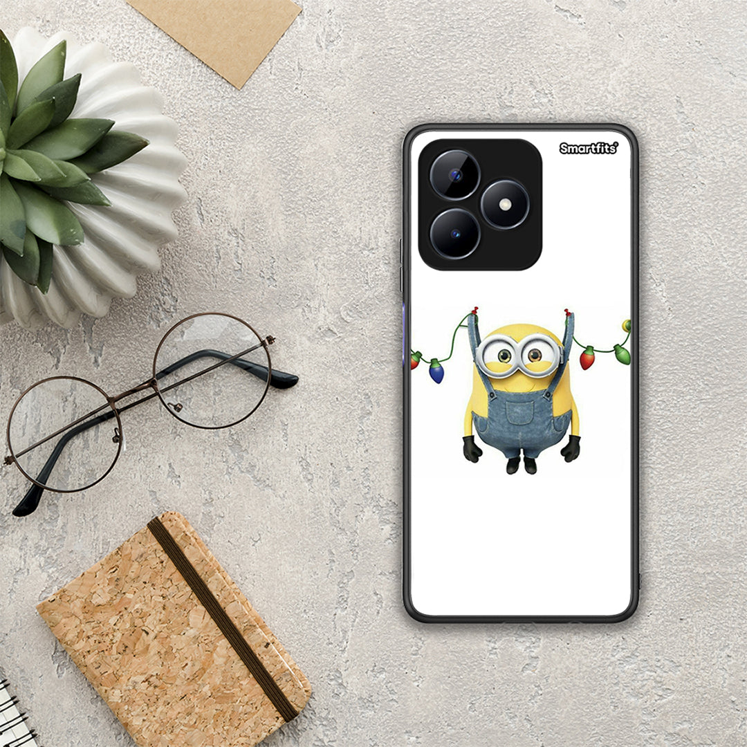 Xmas Minion Lights - Realme C51 θήκη