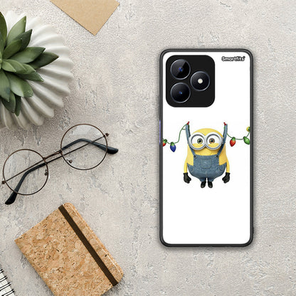 Xmas Minion Lights - Realme C51 θήκη