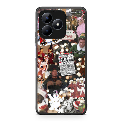 Realme C51 Xmas Movies θήκη από τη Smartfits με σχέδιο στο πίσω μέρος και μαύρο περίβλημα | Smartphone case with colorful back and black bezels by Smartfits