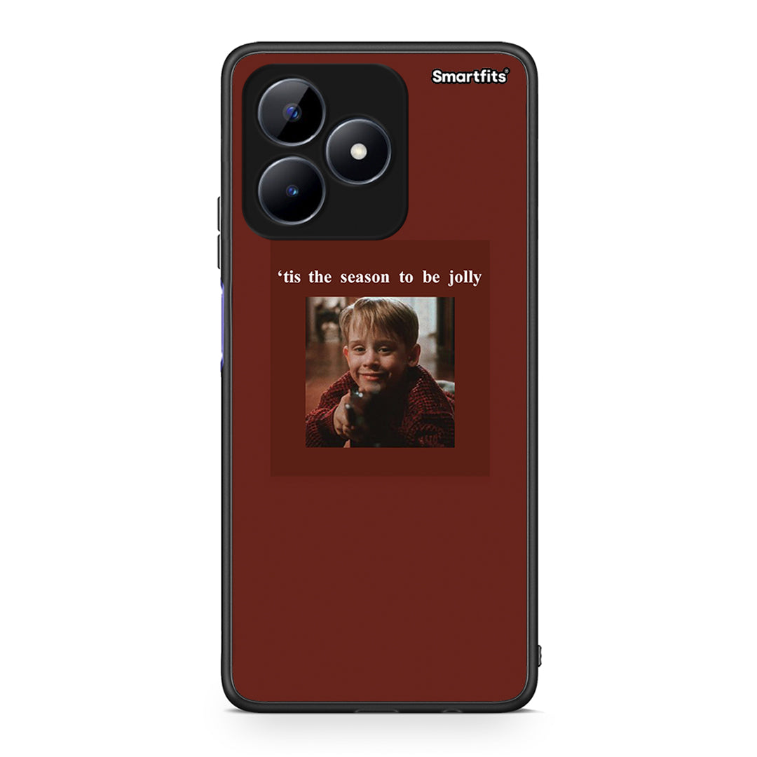 Realme C51 Xmas Ultimate Spirit θήκη από τη Smartfits με σχέδιο στο πίσω μέρος και μαύρο περίβλημα | Smartphone case with colorful back and black bezels by Smartfits