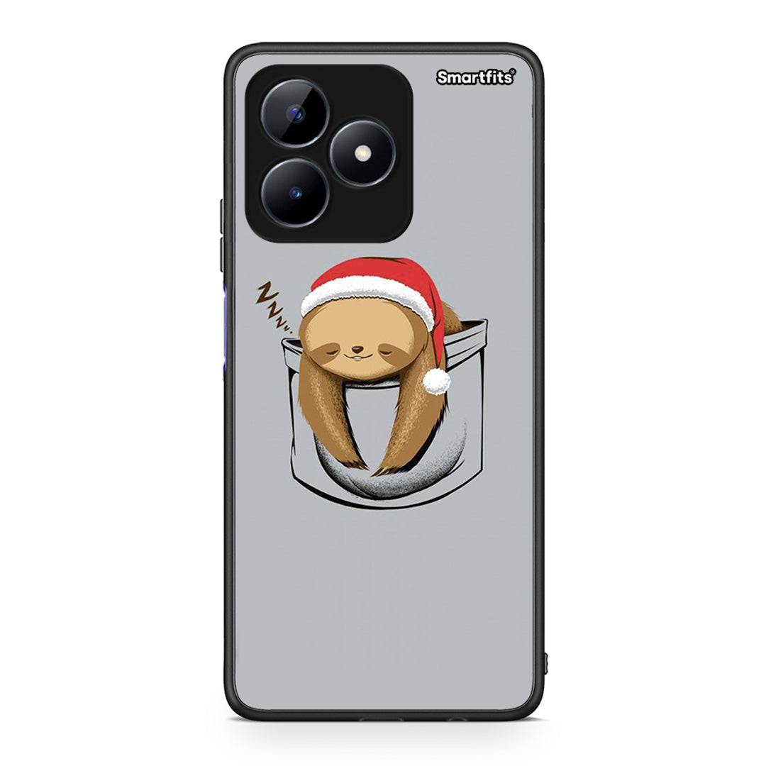 Realme C51 Xmas Zzzz θήκη από τη Smartfits με σχέδιο στο πίσω μέρος και μαύρο περίβλημα | Smartphone case with colorful back and black bezels by Smartfits