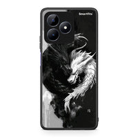 Thumbnail for Realme C51 Yin Yang Θήκη από τη Smartfits με σχέδιο στο πίσω μέρος και μαύρο περίβλημα | Smartphone case with colorful back and black bezels by Smartfits