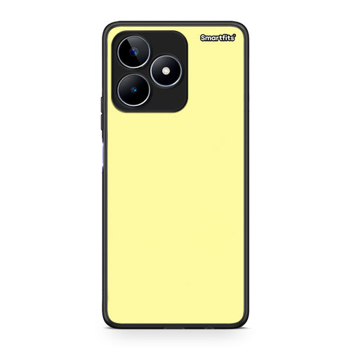 Θήκη Realme C53 Butter Yellow από τη Smartfits με σχέδιο στο πίσω μέρος και μαύρο περίβλημα | Realme C53 Butter Yellow case with colorful back and black bezels